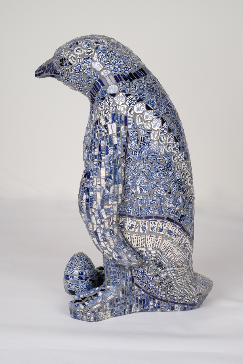 Pinguin (The last of the dying breed), hoog 70 cm, 2022, verkocht. Foto © Swager-Soest