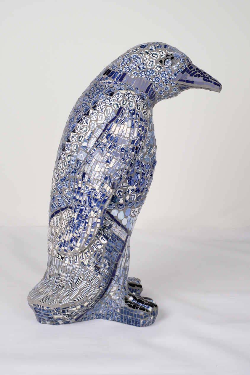 Pinguin (The last of the dying breed), hoog 70 cm, 2022, verkocht. Foto © Swager-Soest